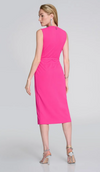 JOSEPH RIBKOFF SCUBA BELTED SHEATH DRESS