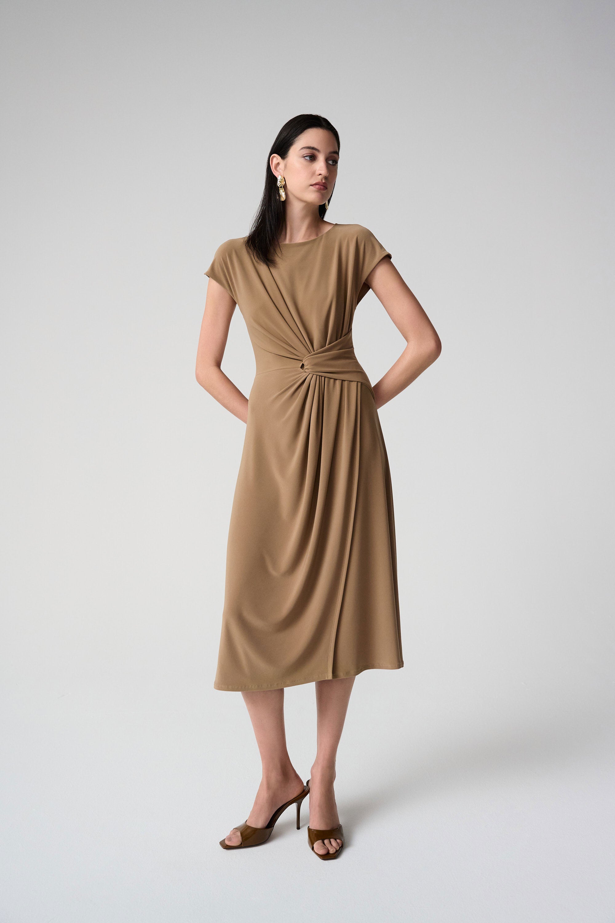 JOSEPH RIBKOFF ALINE TWIST DRESS