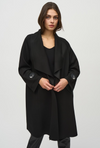 JOSEPH RIBKOFF SCUBA JERSEY SHAWL COAT