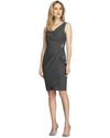 SHORT DRESS W/BROOCH