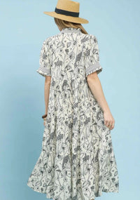 FLORAL TIERED MAXI DRESS