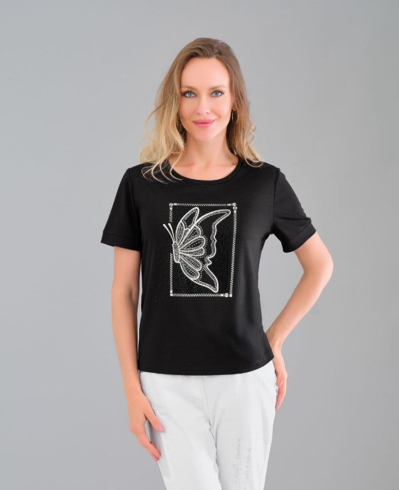 TRICOTTO TSHIRT BUTTERFLY