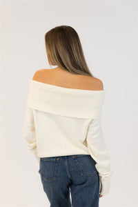 LYLA SWEATER OFF SHLDR