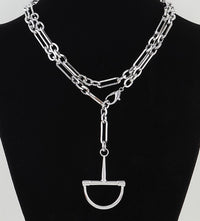 POLISHED LINK CHAIN DROP NECKLACE