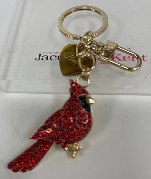 JK PURSE CHARM CARDINAL