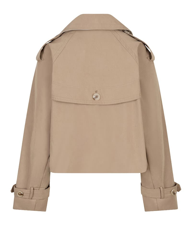 ESQUALO CROP TRENCH BUBBLE