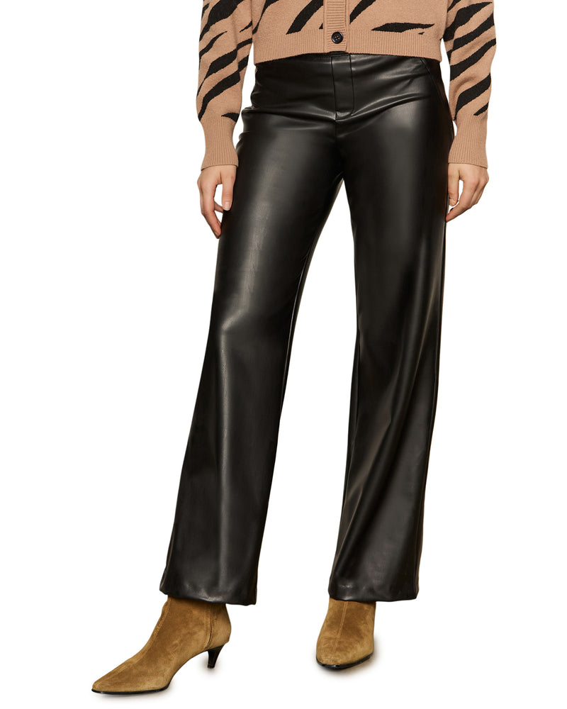 SANCTUARY RUNWAY FAUX LEATHER TROUSER