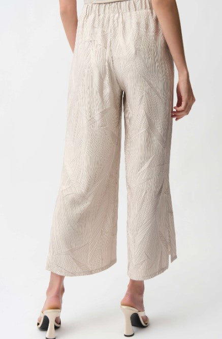 JOSEPH RIBKOFF PLEATED WIDE LEG PANT