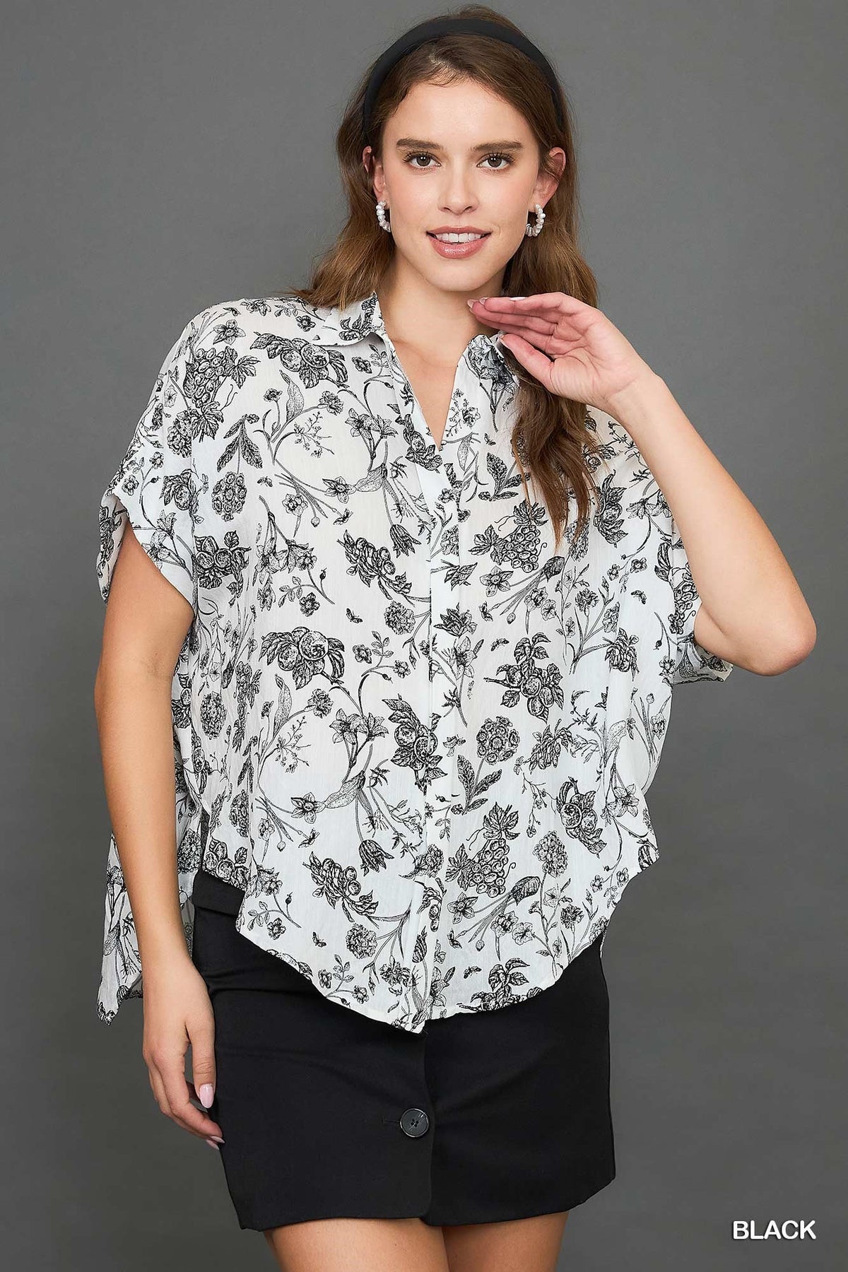 TOILE BUTTON DOWN TOP