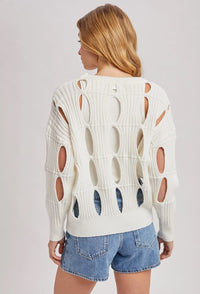 SWEATER OPEN KNIT