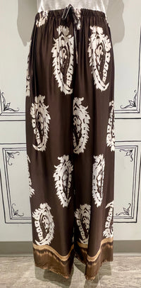2 PIECE SET - 3/4 SLEEVE BUTTON UP WITH PULL ON PANTS