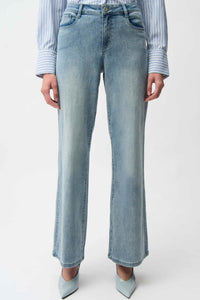 JOSEPH RIBKOFF CLASSIC WIDE LEG STRETCH JEAN
