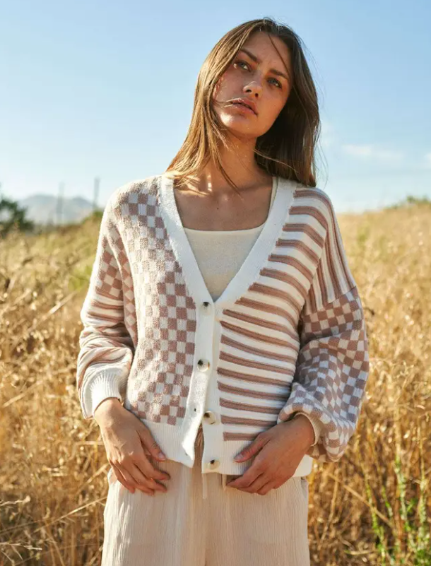 MIXED STRIPE SWEATER