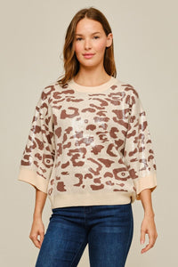 SEQUIN COVERED SWEATER