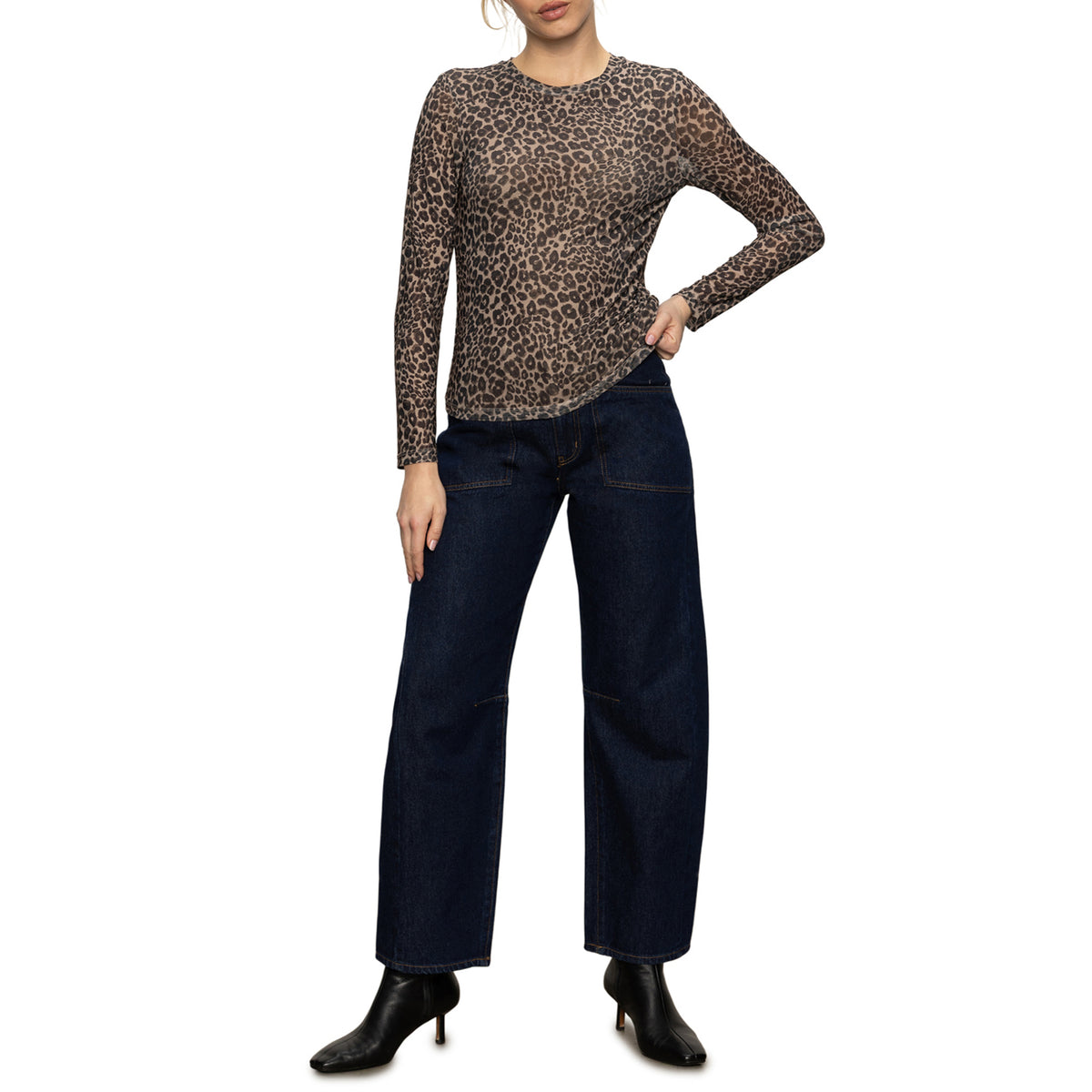 SANCTUARY L/S PERFECT MESH T