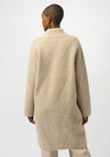 JOSEPH RIBKOFF FEATHER YARN KNIT COAT