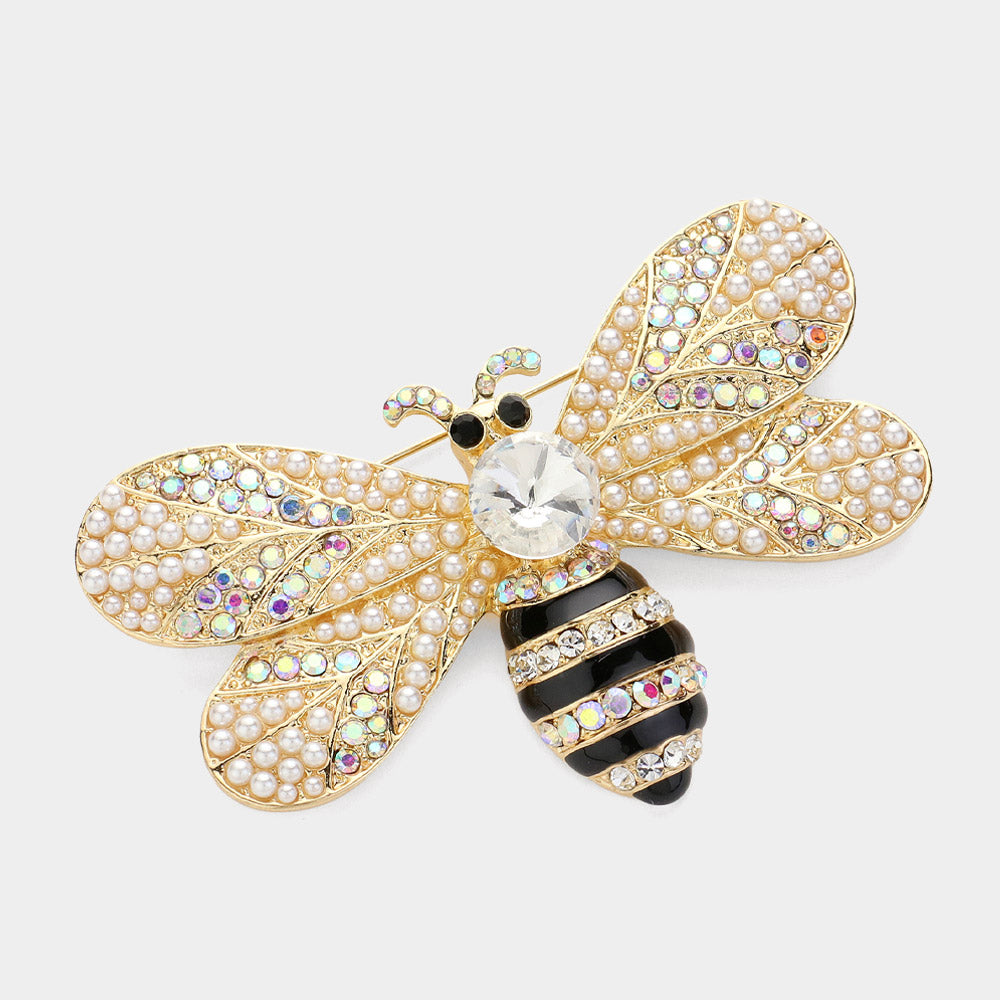 WON BEE BROOCH RHINE