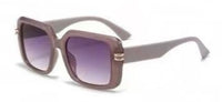 PIC SUNGLASSES RECTANGLE GOLD DETAIL