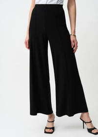 JOSEPH RIBKOFF WIDE LEG JERSEY CROP PANT