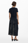 DESIGUAL PRINTED  PLEAT SKIRT