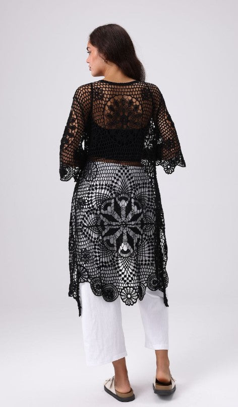 KNIT HI LO CARDI