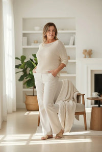 CATHERINE LILYWHITE LOOSE KNIT SEQUIN SWEATER