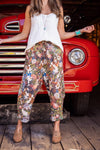 MARKET PANTS CROPPED ARTIST LINEN