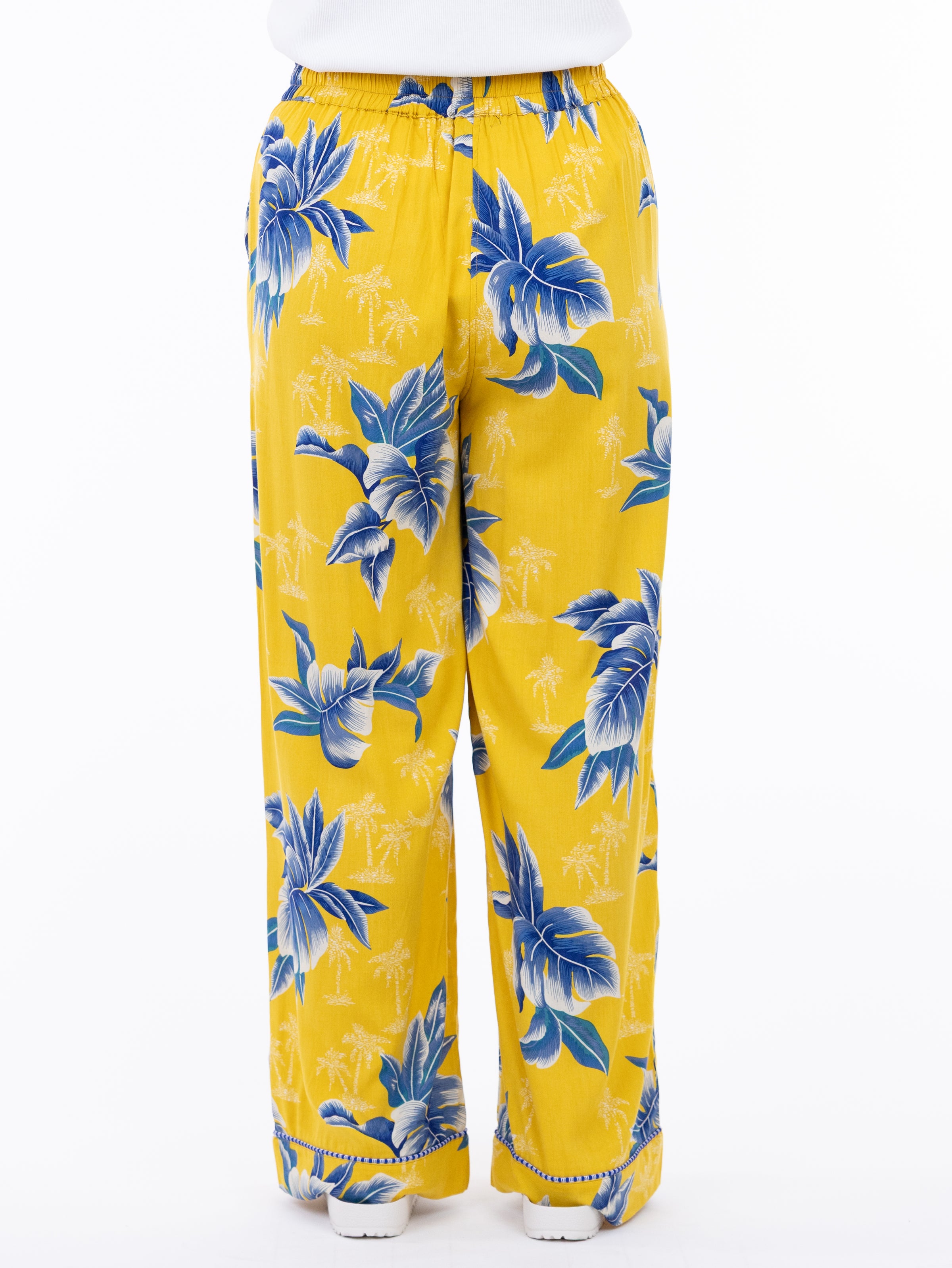 SHANNON PASSERO PALM PRINT PANT