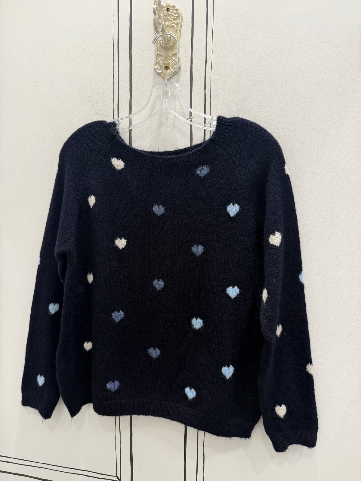 WINNI SWEATER KNIT L/S MULTI SHADE HEARTS