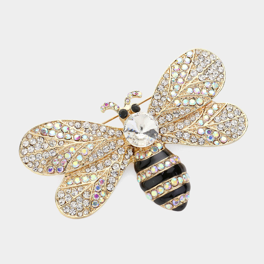 WON BEE BROOCH RHINE