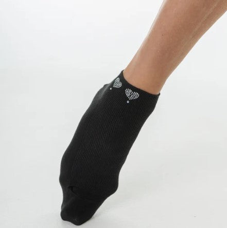 SHORT HEART CRYSTAL SOCKS