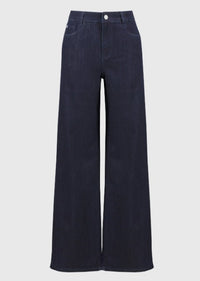 JOSEPH RIBKOFF CLASSIC WIDE LEG STRETCH JEAN