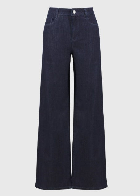 JOSEPH RIBKOFF CLASSIC WIDE LEG STRETCH JEAN