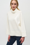 JOSEPH RIBKOFF KNIT BOXY SEQUIN SWEATER