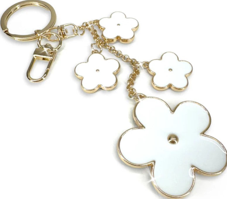 JACQUELINE KENT DAISY KEYCHAIN