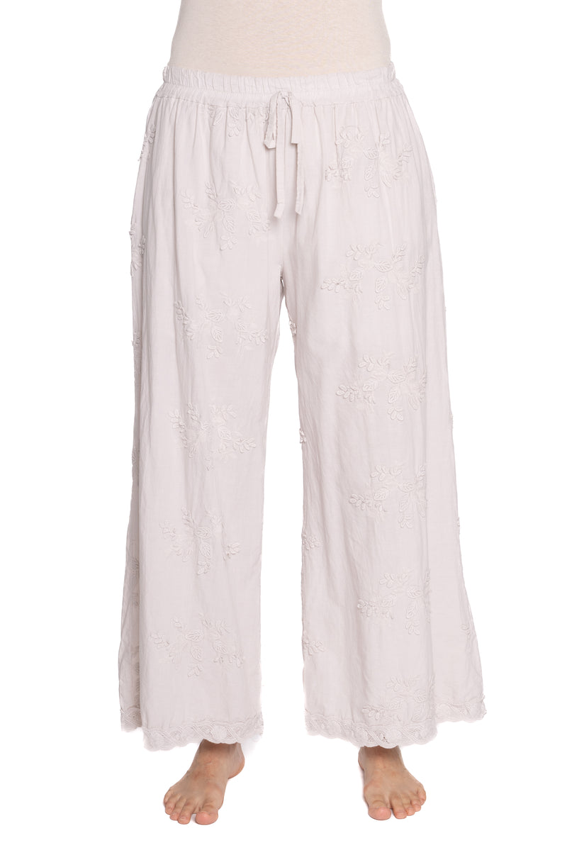 ETERNELLE ENGLISH EMBROIDERED PANT