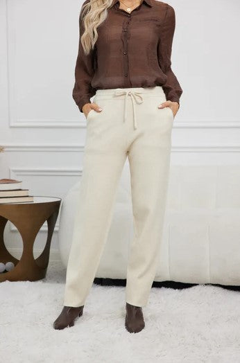 ORANGE PANT KNIT RIDING ANISA