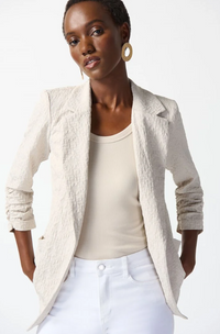 RIBKO BLAZER WOVERN JACQUARD