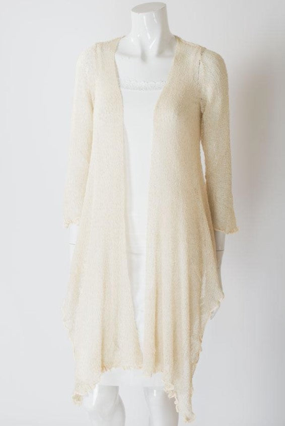 BLUE SKY LONG OPEN FRONT SWEATER