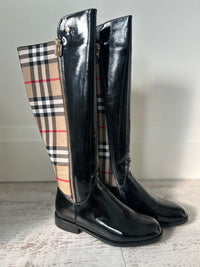 AQUA FLEX BOOT HIGH ZIP PLAID
