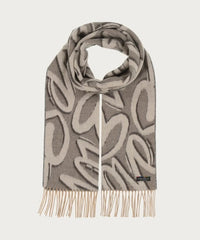 FRAAS SCARF LOVE GREY
