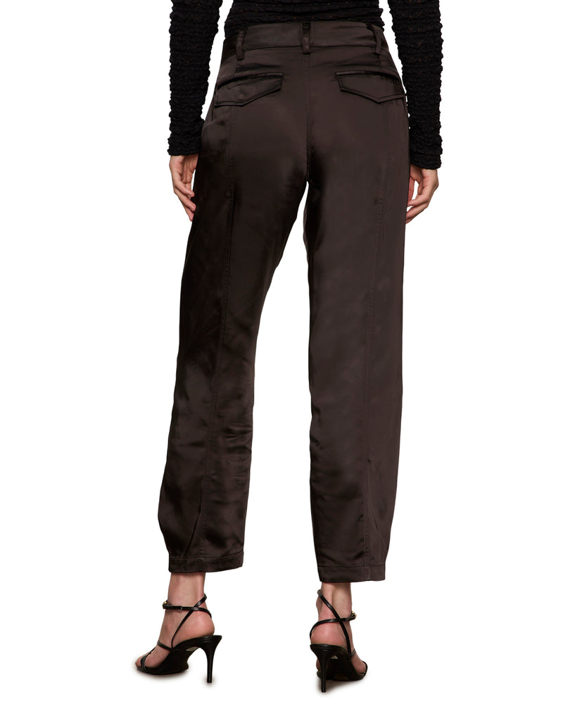 SANCTUARY SATIN TAPERED PANT