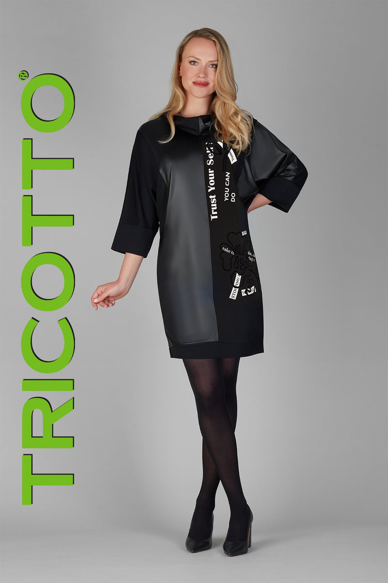 TRICOTTO PRINTED TUNIC DRESS