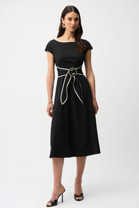 JOSEPH RIBKOFF MIDI DRESS WITH  BELT