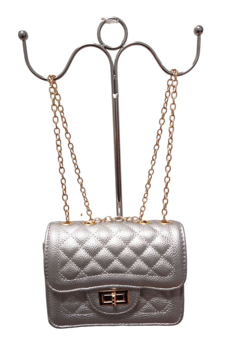 QUILTED CHAIN HANDBAG