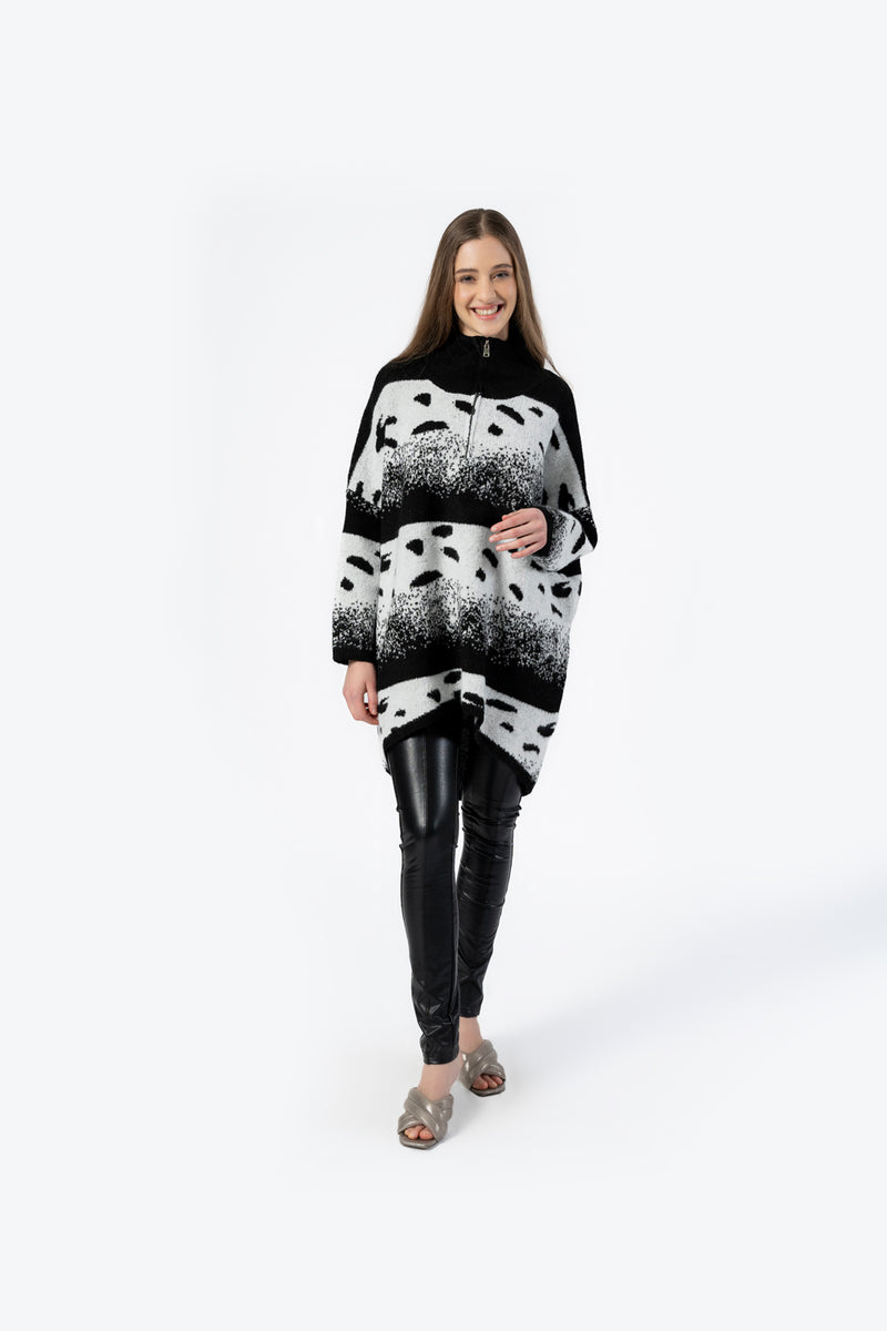 FUNSPORT 1/4 ZIP PRINT PULLOVER
