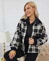 ORANGE PLAID SHACKET