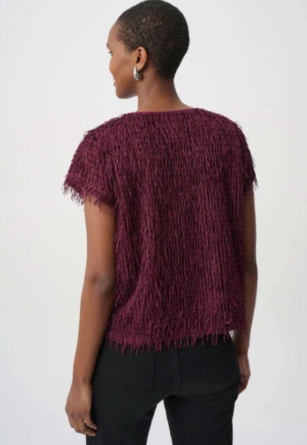 RIBKOFF TOP NOVELTY FRINGE