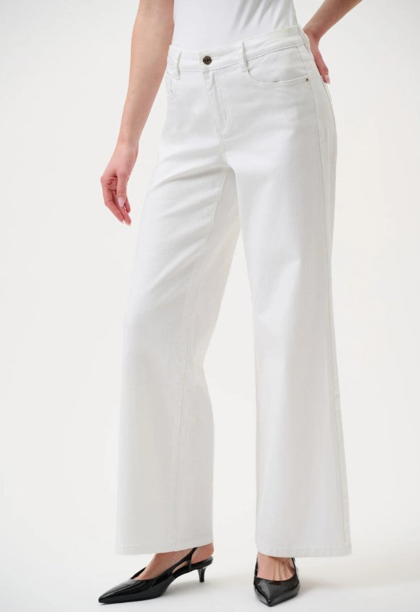 JOSEPH RIBKOFF CLASSIC WIDE LEG STRETCH JEAN