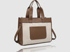 LAVOLTA BAG MED SQUARE SATCHEL CANVAS FRONT